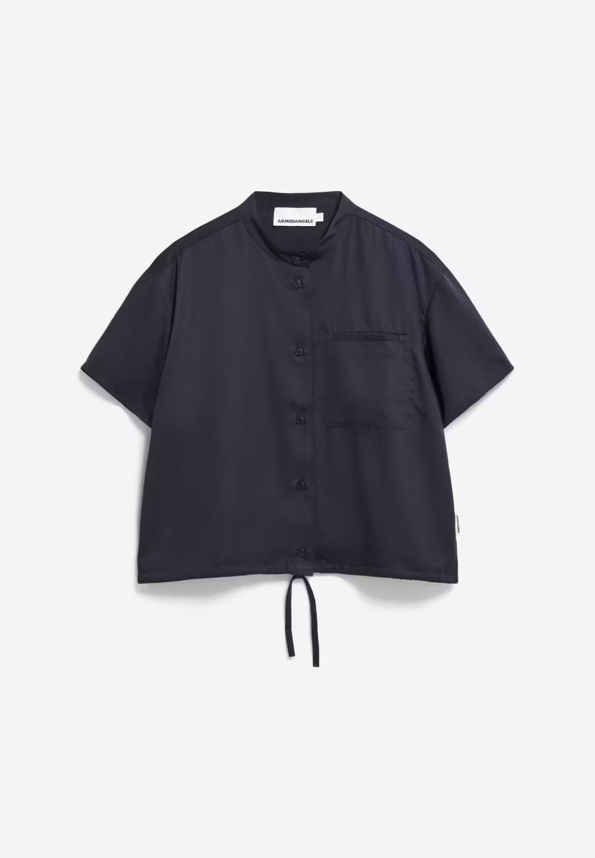 SS25 - ARMEDANGELS - Baraahe Blouse in Night Sky -  front display 6