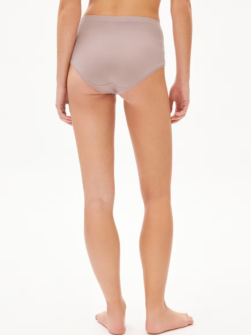 SS25 - ARMEDANGELS - Birtaa High waist Underwear - grey blush back 4 