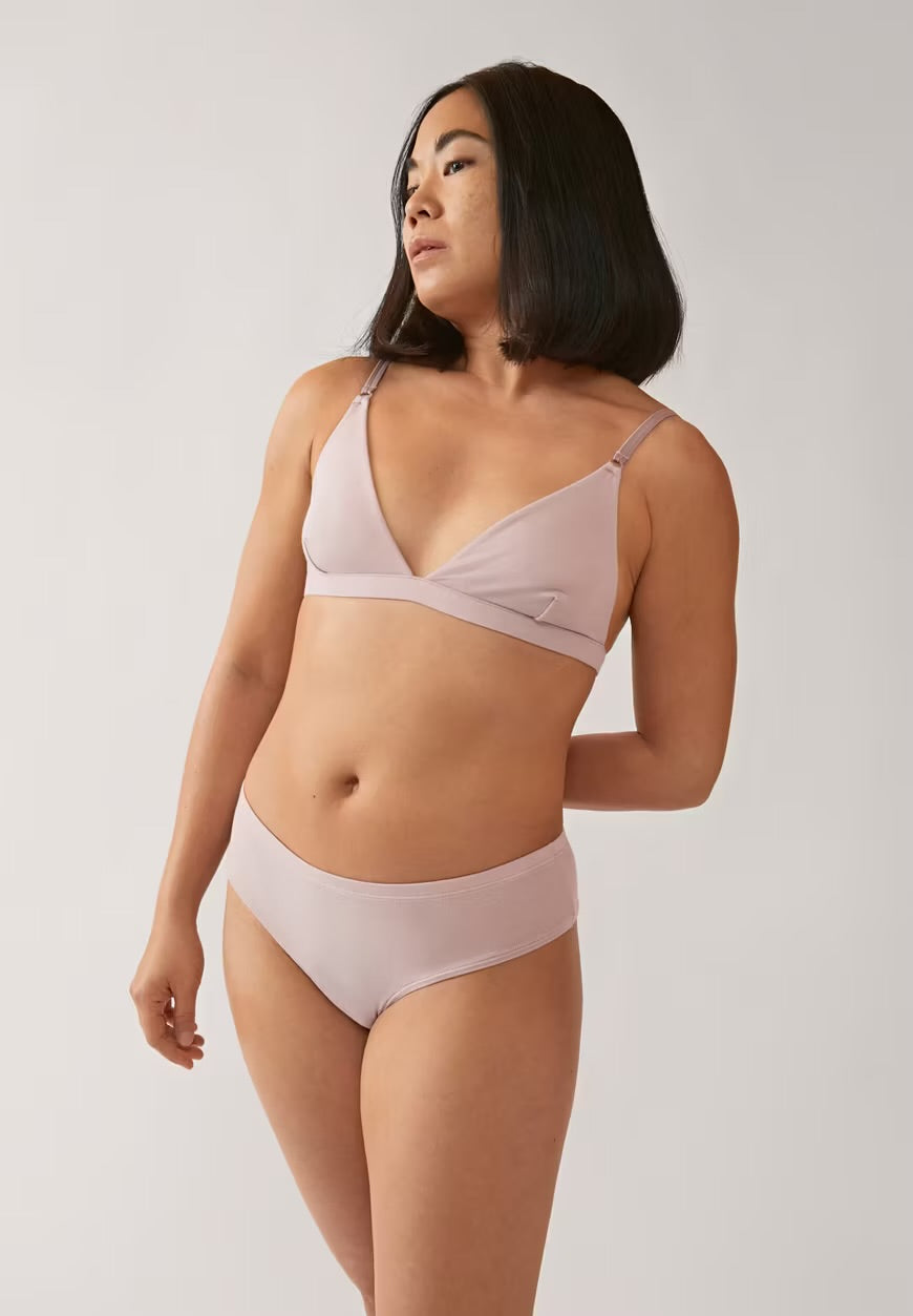 SS25 - ARMEDANGELS - Eiraa Hipster Underwear - grey blush front 3