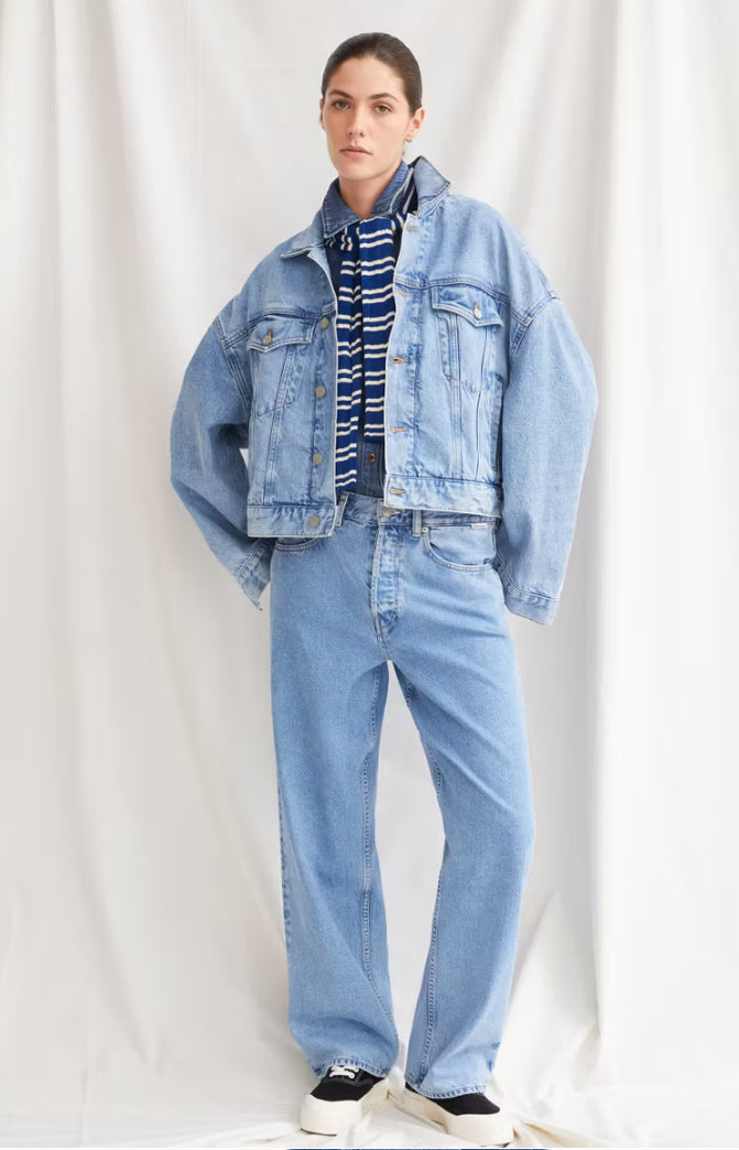 SS25 - ARMEDANGELS - Haayi Jeans Recycle Cotton in Horizon - front 1 