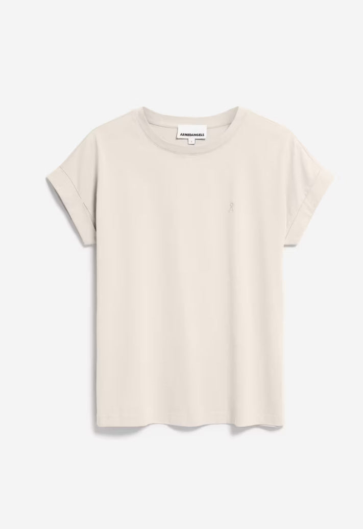 SS25 - ARMEDANGELS - Idaara Shirt in Undied - display front 5 