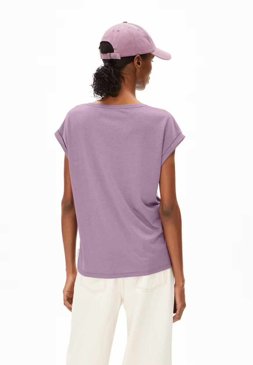 SS25 - ARMEDANGELS - Jilaana Top in Sunset Sky - back 2 
