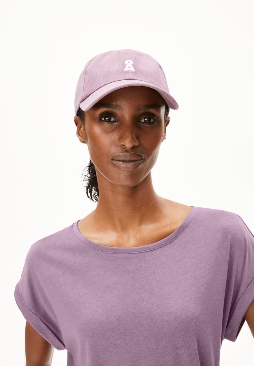 SS25 - ARMEDANGELS - Jilaana Top in Sunset Sky - front 3 