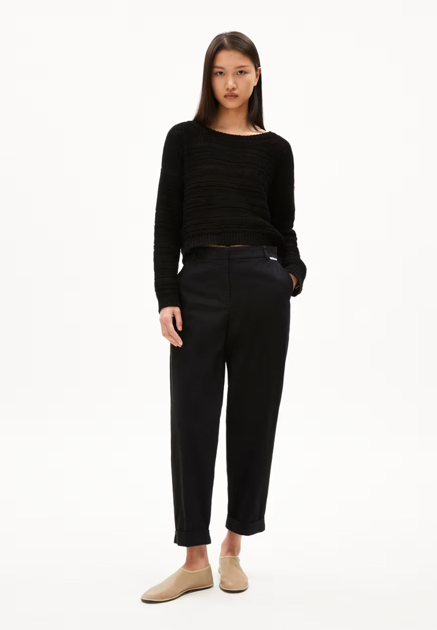 SS25 - ARMEDANGELS - Kaadwi Pant in Black - front 4