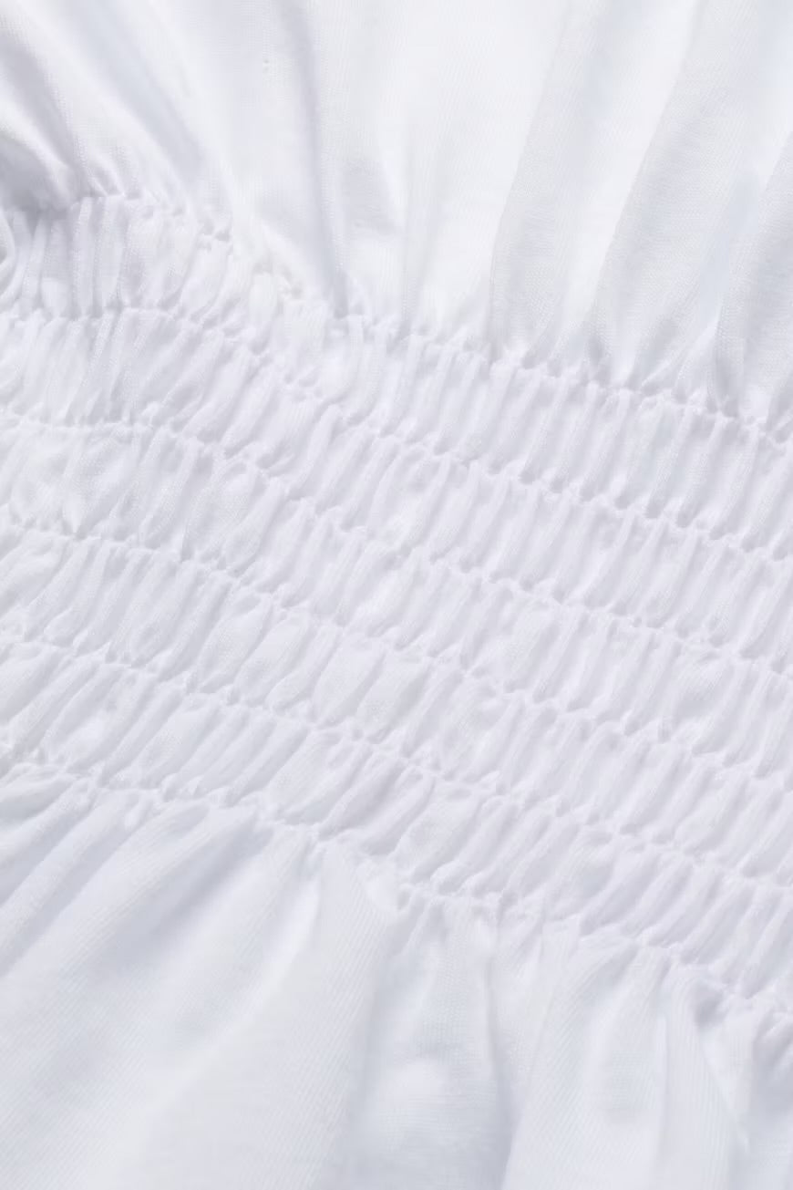 SS25 - ARMEDANGELS - Kaawino Shirt in White - close up waist 6 
