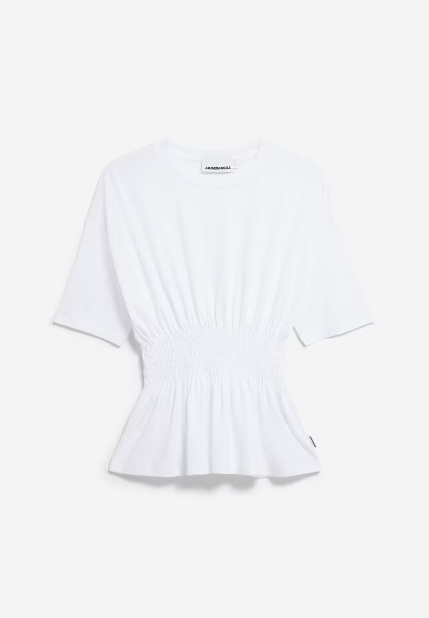 SS25 - ARMEDANGELS - Kaawino Shirt in White - display front 7
