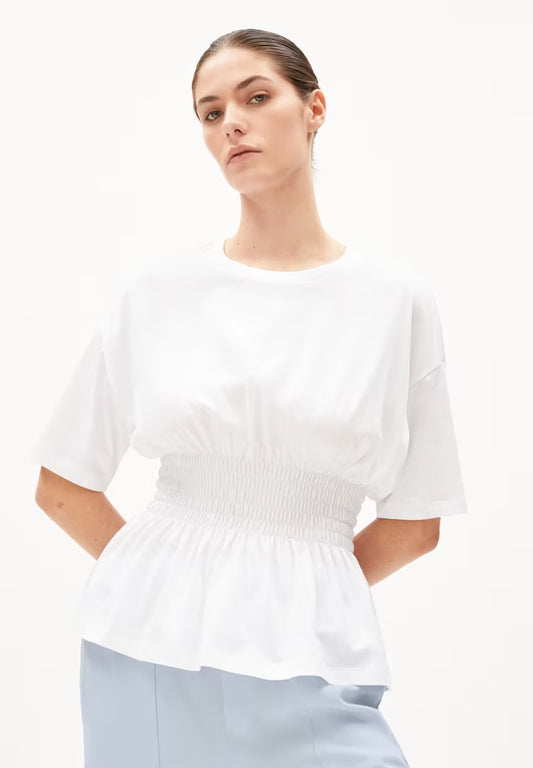 SS25 - ARMEDANGELS - Kaawino Shirt in White - front 1 