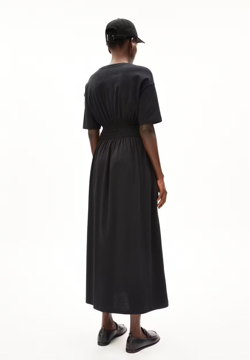 SS25 - ARMEDANGELS - Kiwanaa Dress in Black - back 2 