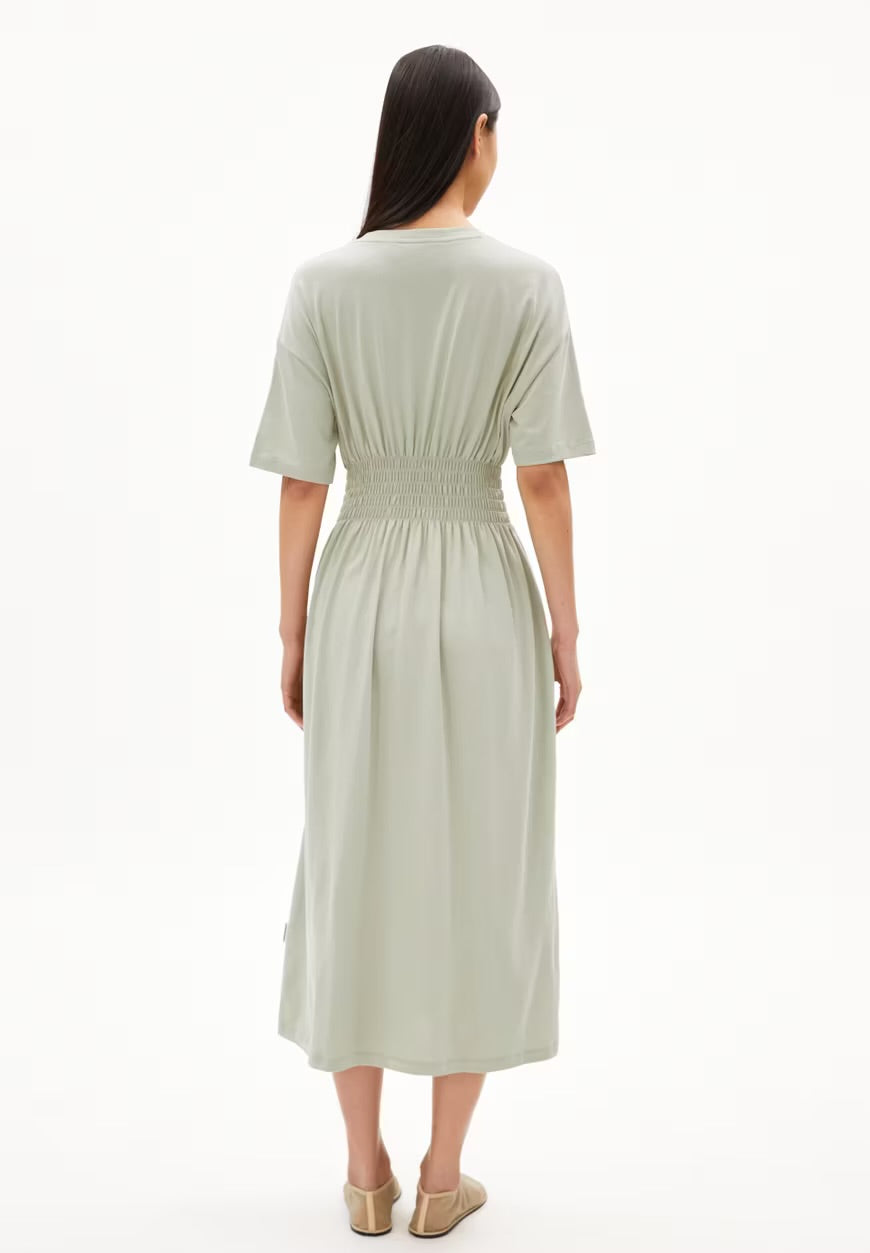 SS25 - ARMEDANGELS - Kiwanaa Dress in Seagreen - back 2 