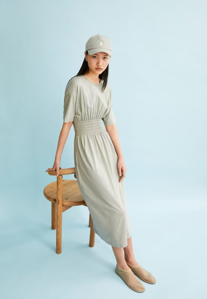 SS25 - ARMEDANGELS - Kiwanaa Dress in Seagreen - front 5