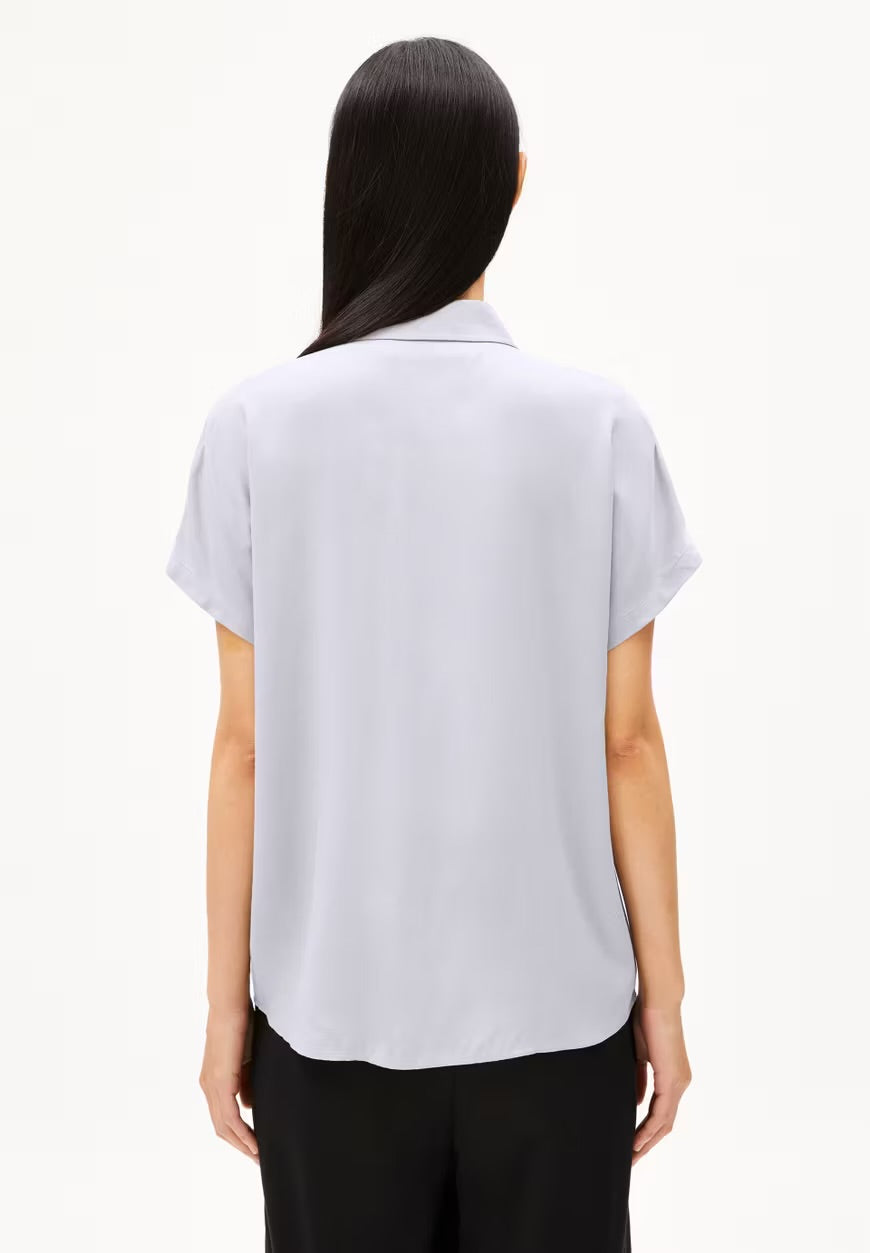 SS25 - ARMEDANGELS - Larisaana Blouse in Misty Morning - back 2 