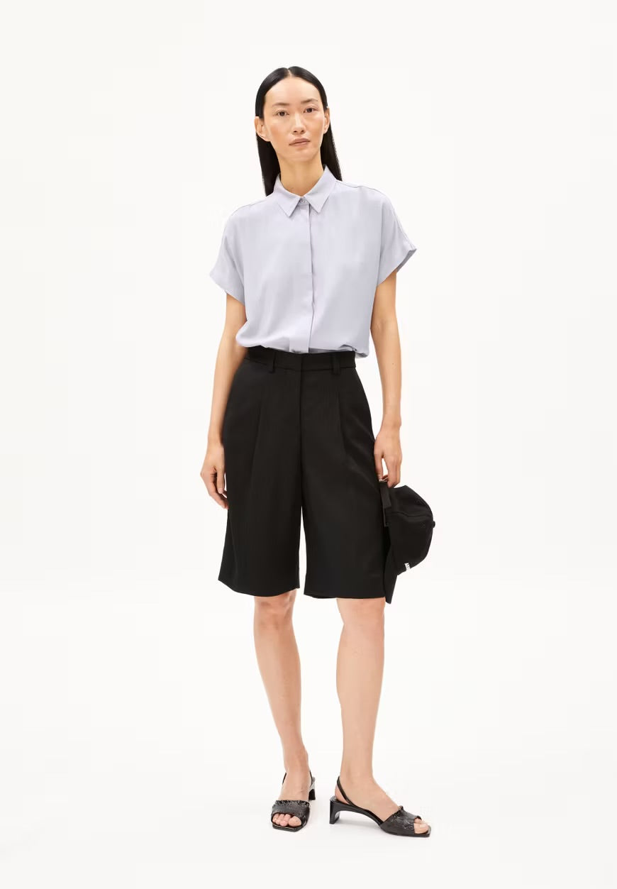 SS25 - ARMEDANGELS - Larisaana Blouse in Misty Morning - front 4 