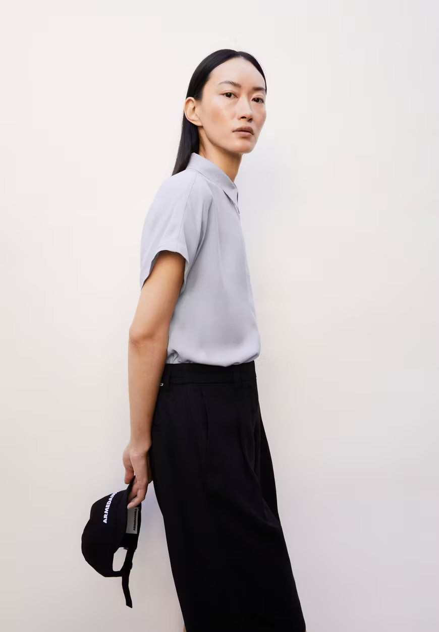 SS25 - ARMEDANGELS - Larisaana Blouse in Misty Morning - side 5 
