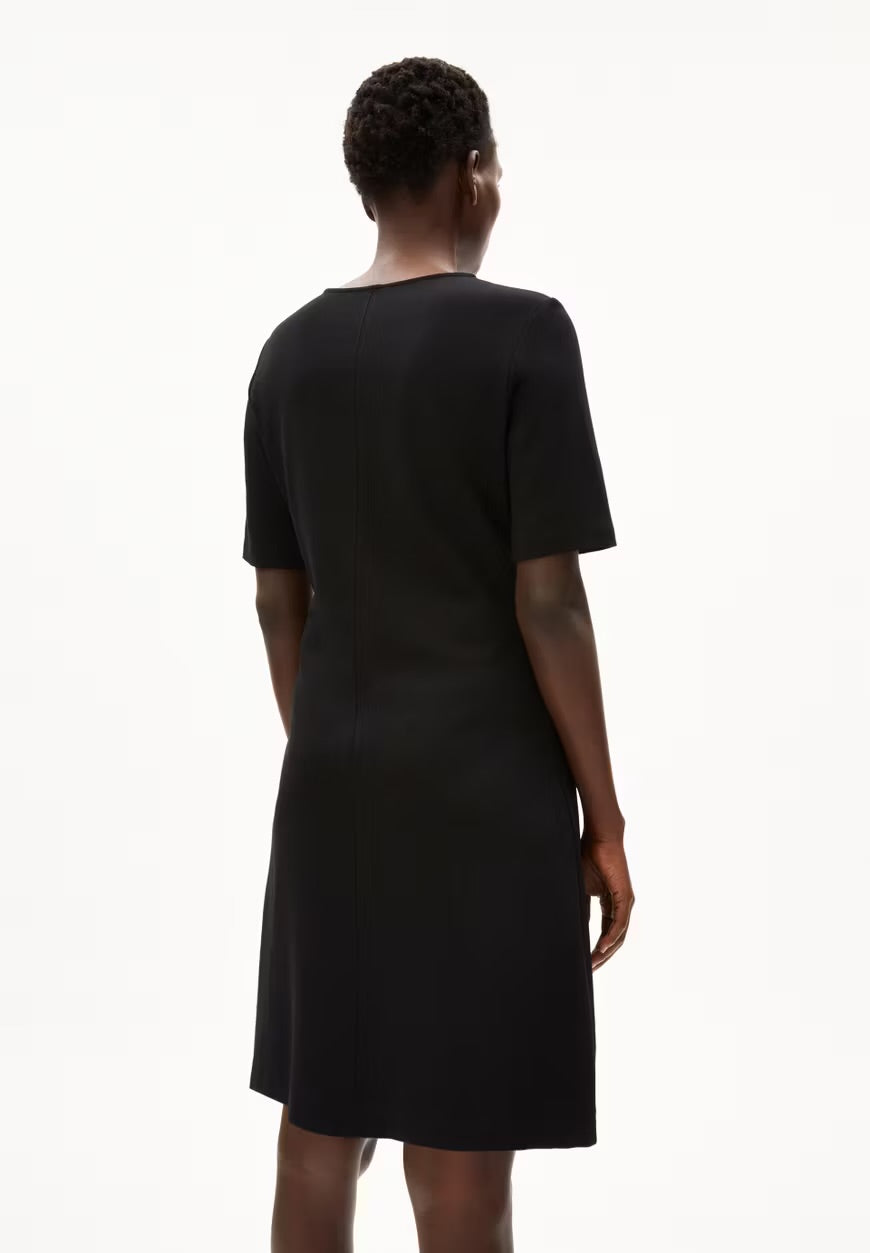 SS25 - ARMEDANGELS - Lesjaa Dress in Black - back 2 