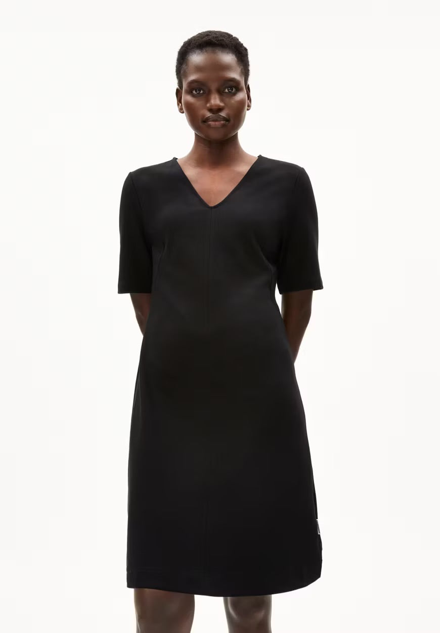 SS25 - ARMEDANGELS - Lesjaa Dress in Black - front 5