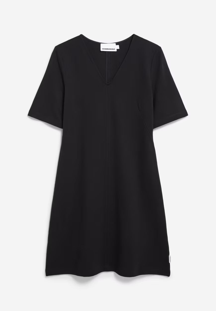 SS25 - ARMEDANGELS - Lesjaa Dress in Black - front display 6 