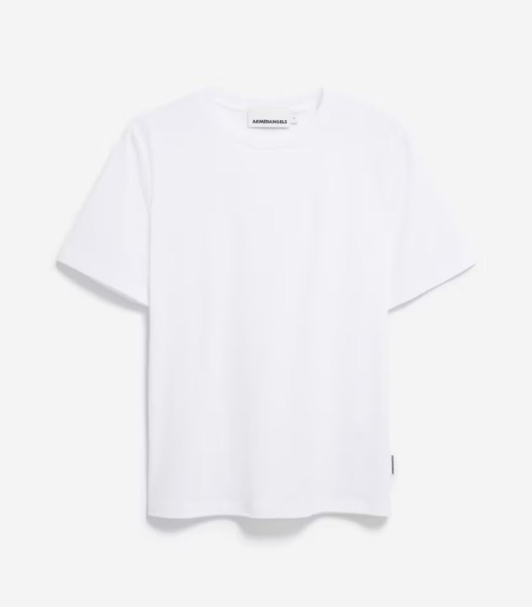 SS25 - ARMEDANGELS - Lualaa Shirt in White - front display 5 