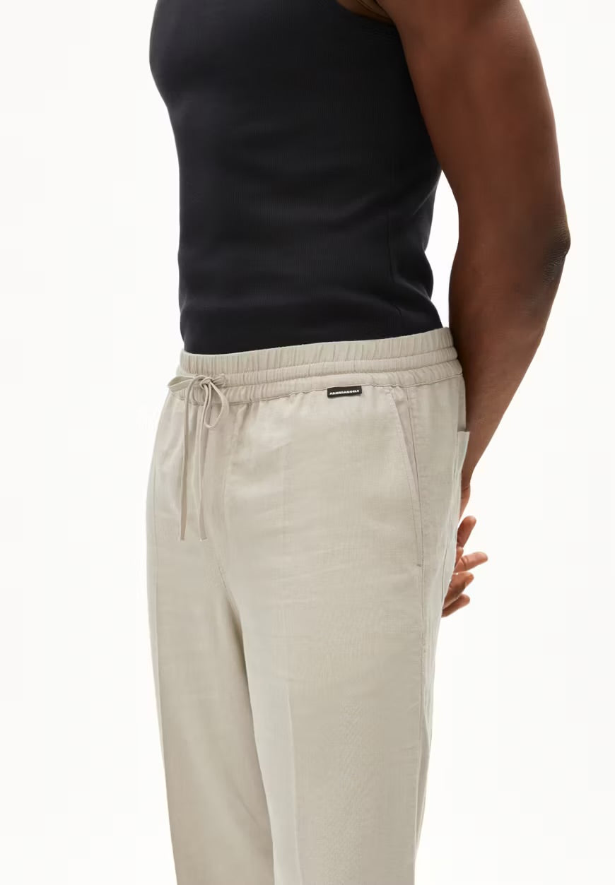 SS25 - ARMEDANGELS - Lukaa Lino Pant in Sand Stone - side 5 