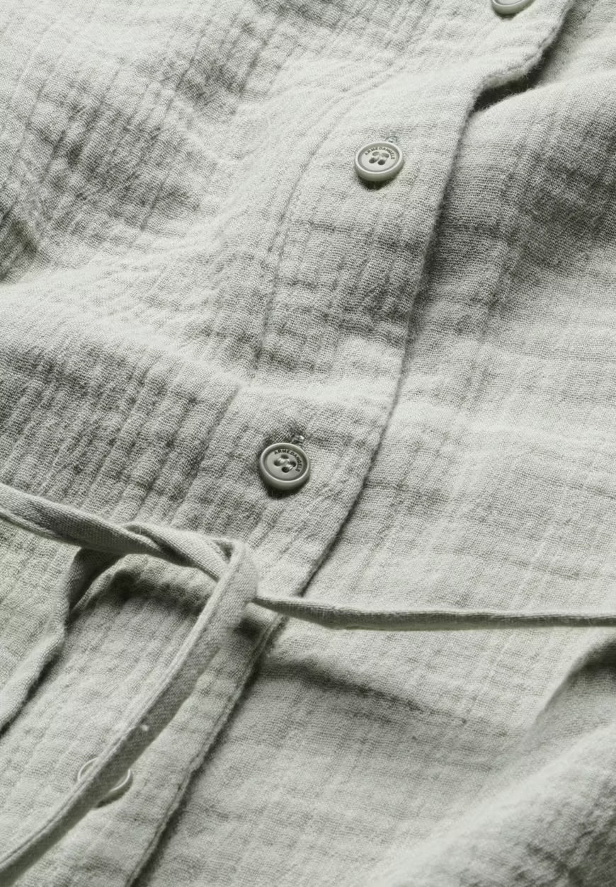 SS25 - ARMEDANGELS - Mabelaa Musselin Dress in Seagreen - close up 6