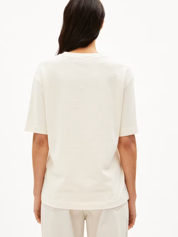 SS25 - ARMEDANGELS - Tarjaa Shirt in Undyed - back 2 