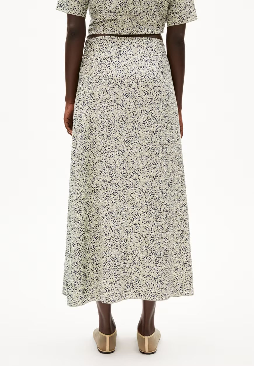 SS25 - ARMEDANGELS - Wolaa Skirt in Seagreen - back 3 