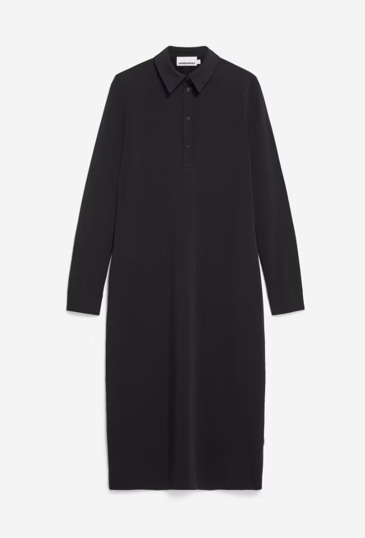 SS25 - ARMEDANGLES - Aniniaa Dress in Black - display front 6 