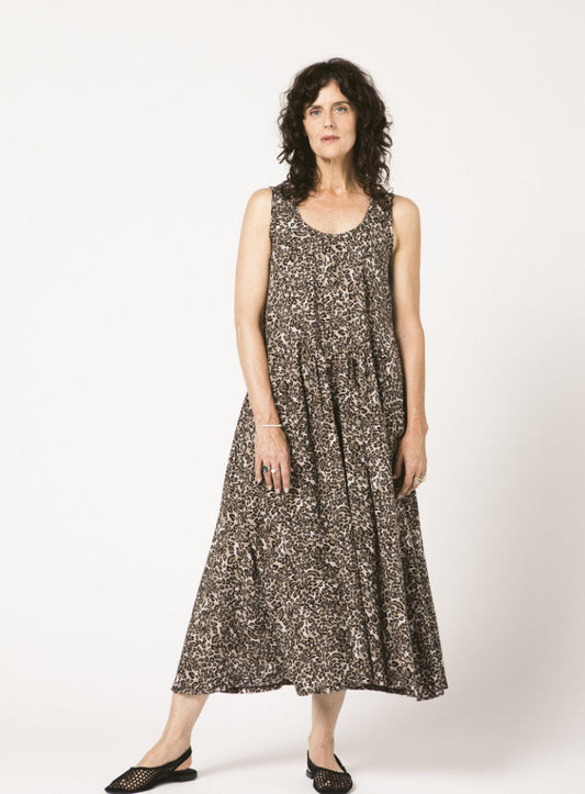 SS25 - Aliison Wonderland - Art Dress in Animal Print - front 1 