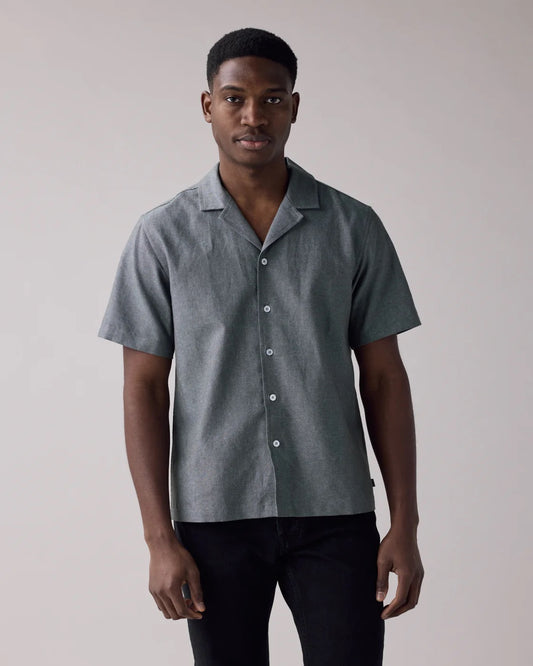SS25 - Anián - The Haro Shirt in Seafoam - front 1 
