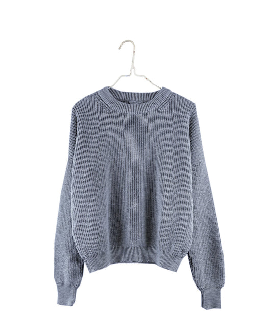 SS25 - It is Well L.A - Pull On Sweater in Clay Blue - display front 1 