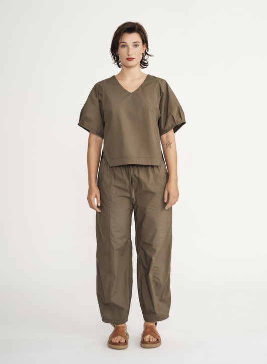 SS25 - Jennifer Glasgow - Electra Pant in Khaki - front 1 