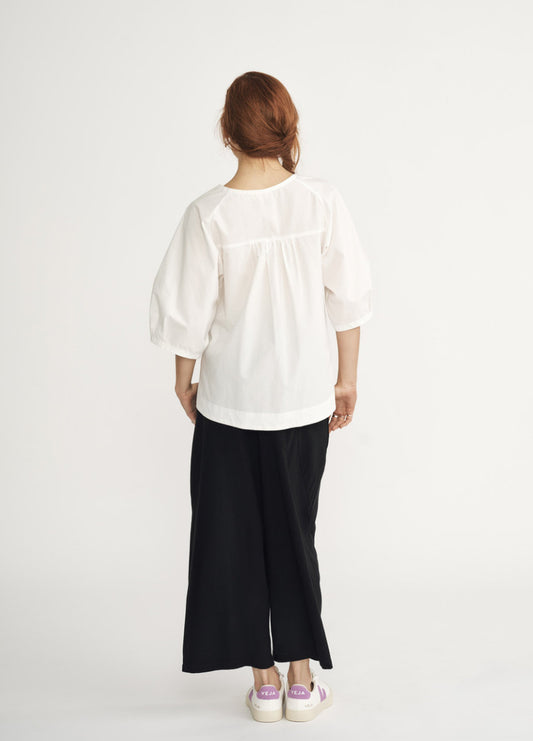 SS25 - Jennifer Glasgow - Perseus Top in Ivory - Back 2