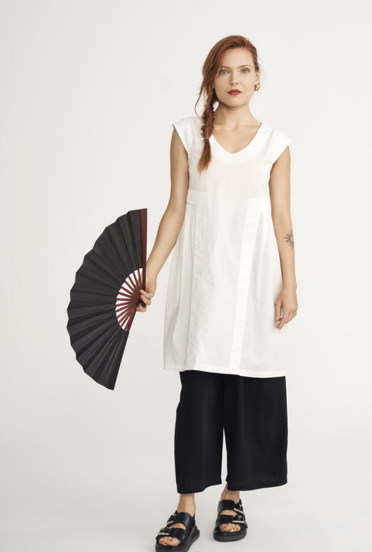 SS25 - Jennifer Glasgow - Queen Dress in Ivory -front 1