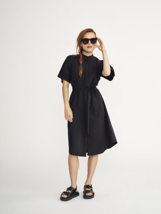 SS25 - Jennifer Glasgow - Ursa Dress in Black - front 1 
