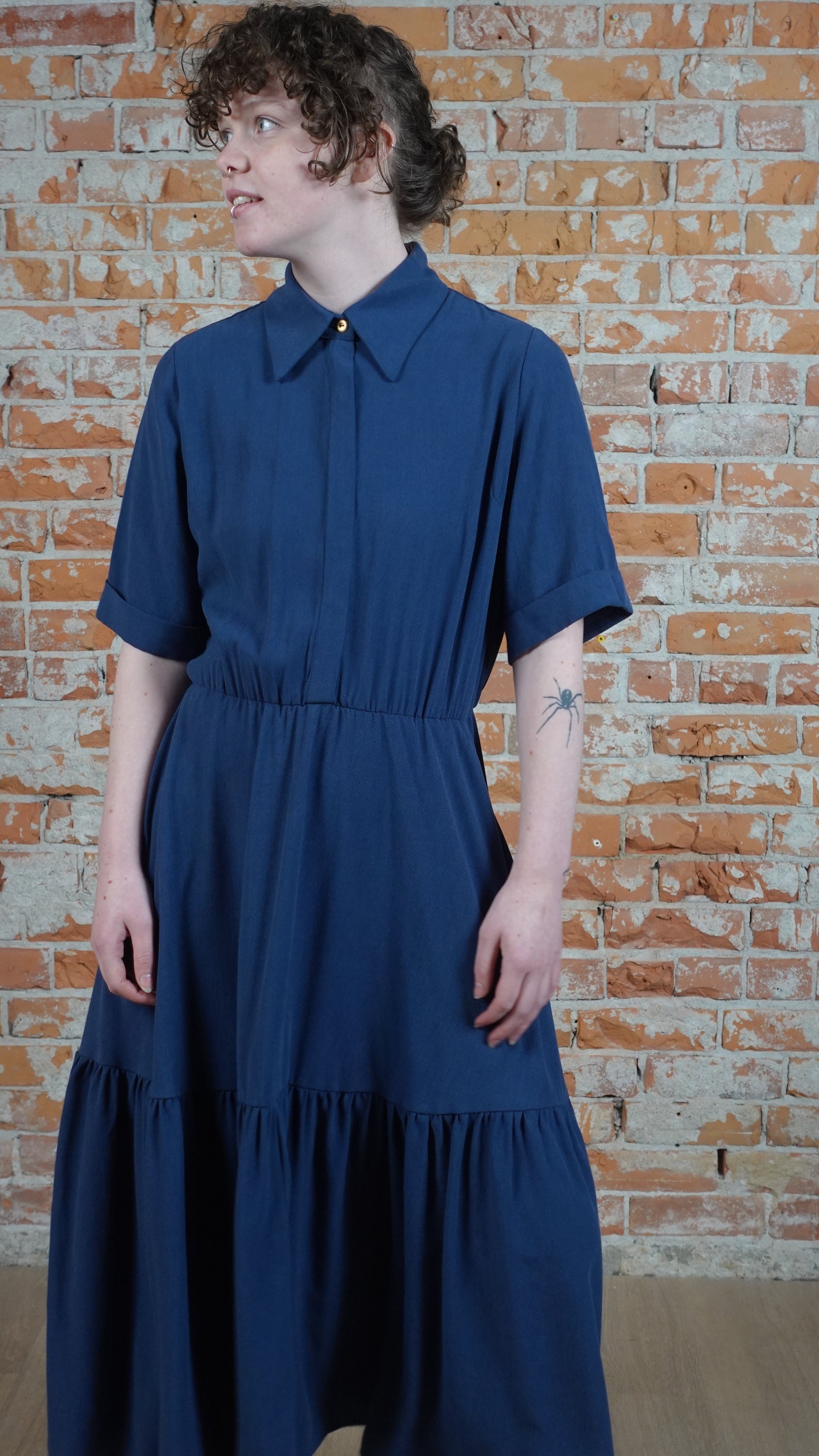 SS25 - Marigold - Sissi Dress in Ocean - front 6