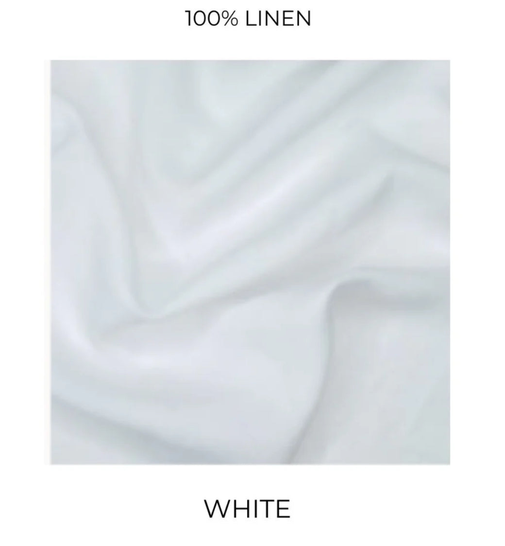 SS25 - Shelter - Shelter | Summer Linen PJ’s in White