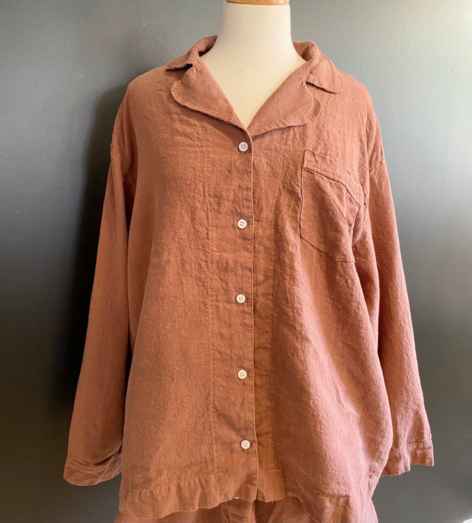 SS25 - Shelter | Summer Linen PJ’s in Cocoa - 3