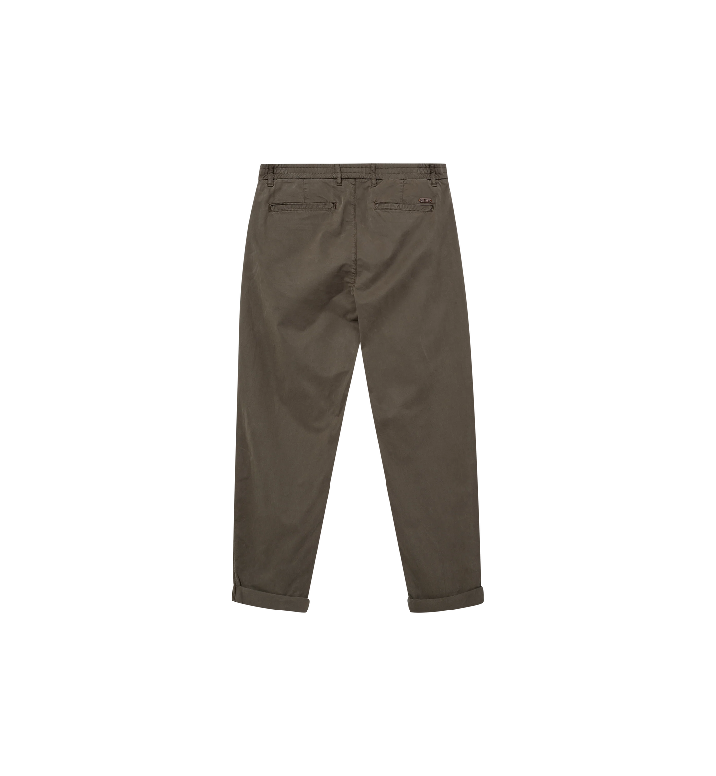 Mos Mosh Gallery Men's Jones Darwin Pant in Grape Leaf back flatlay
