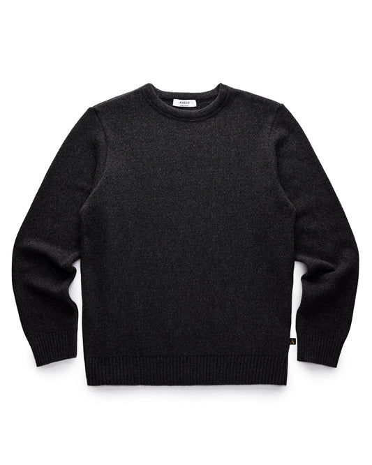 Cashmino Crewneck in Charcoal