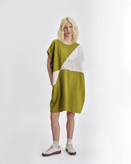 Ambrosia Tunic Dress in Olive - Jennifer Glasgow Design