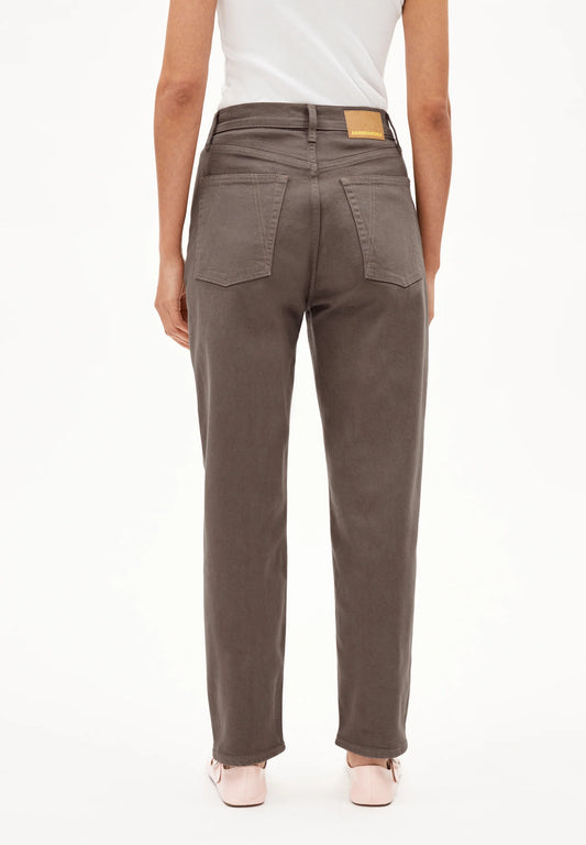 ARMEDANGELS Canada Women's Brown Denim Pants with a Stylish Back View and Comfortable Fit in Kelowna and Canada