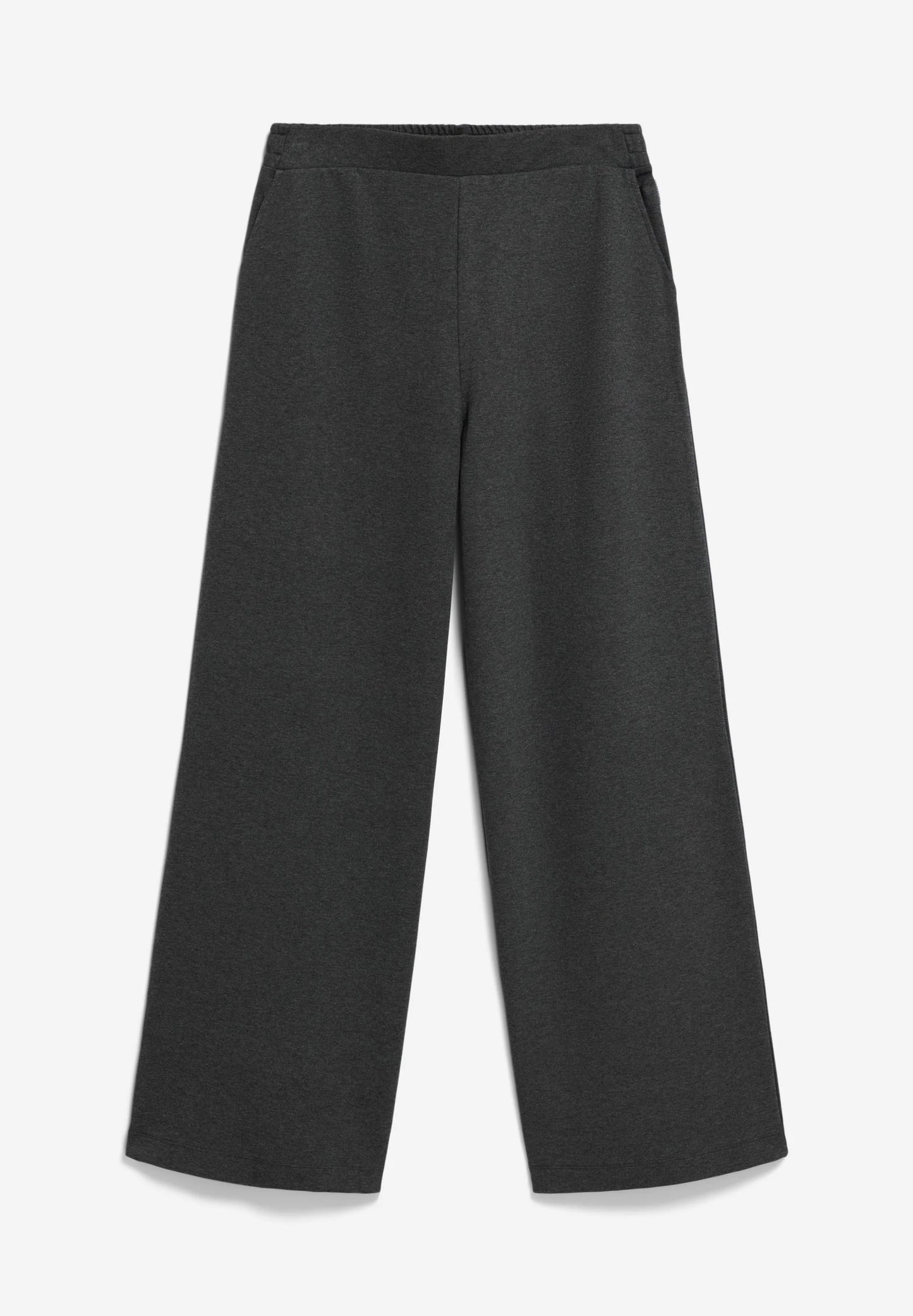 ARMEDANGELS Canada Wide-Leg Pant in Dark Gray with Comfortable Elastic Waistband in Kelowna
