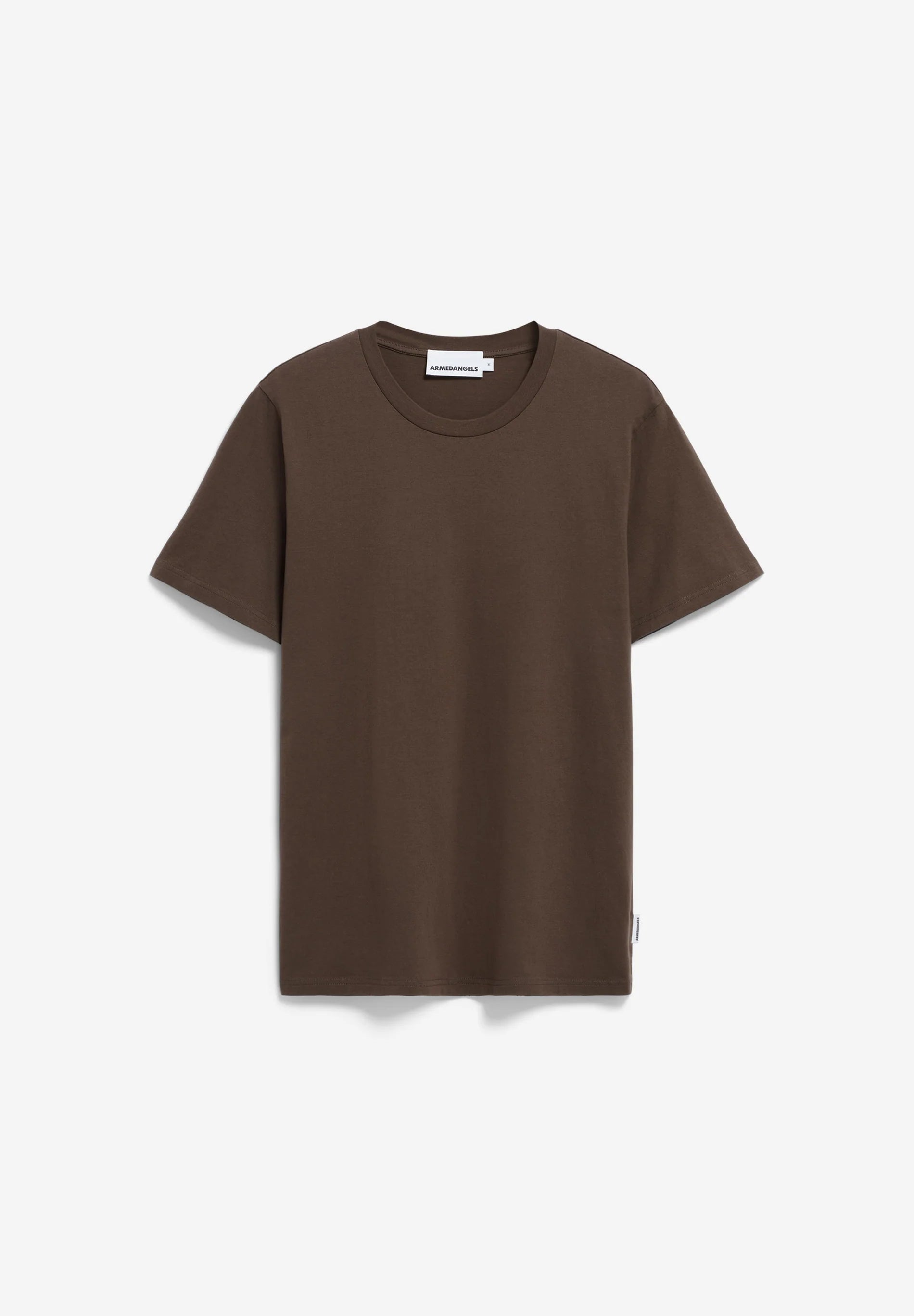 ARMEDANGELS Men's Unisex Brown T-Shirt for Comfortable Everyday Wear in Kelowna