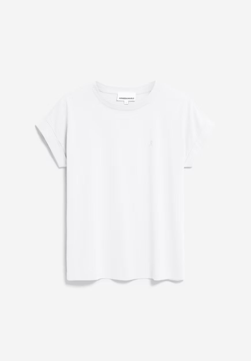 ARMEDANGELS Canada white short sleeve crew neck t-shirt for casual wear in Kelowna