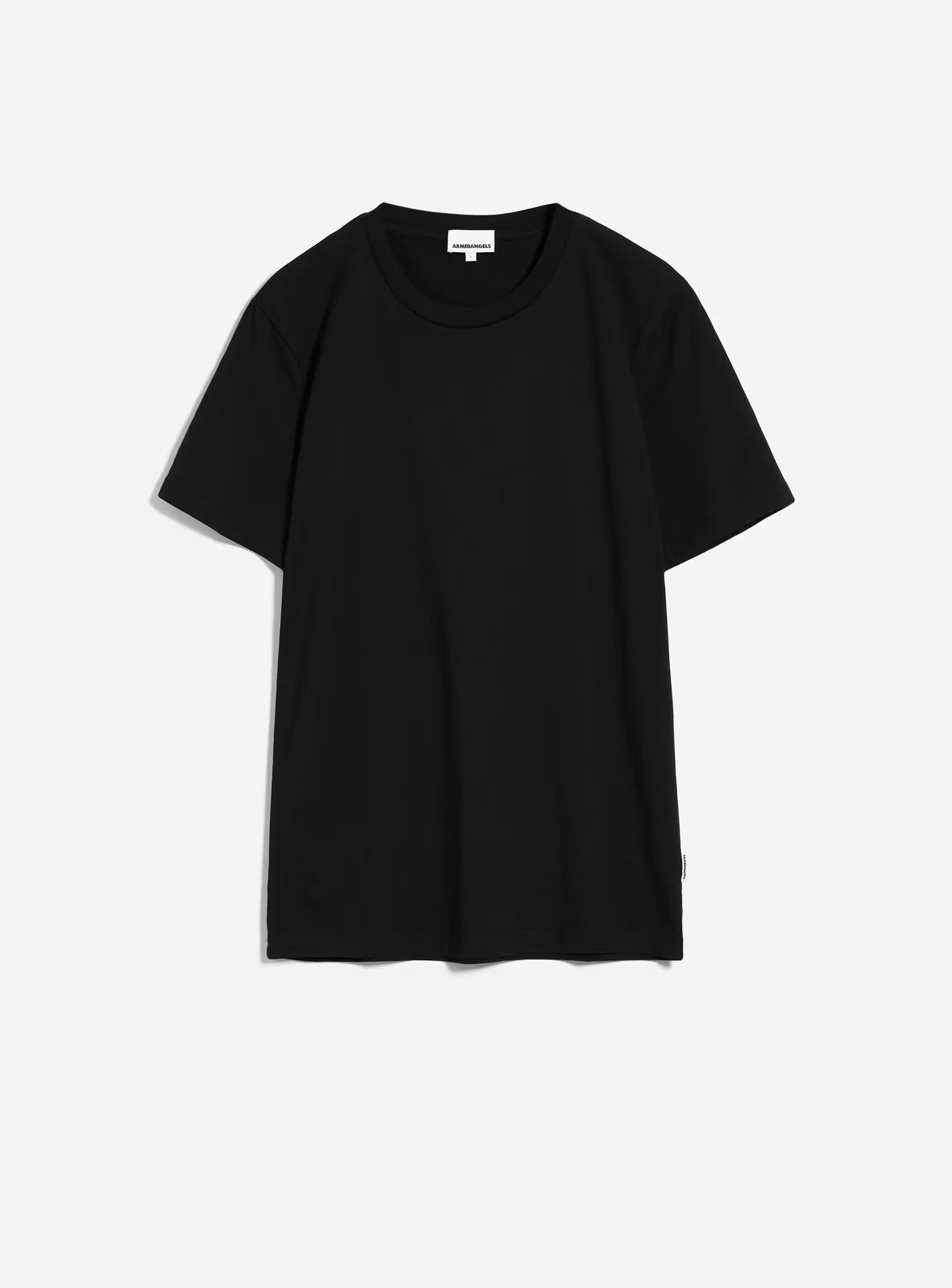 ARMEDANGELS Canada Men's Cotton T-Shirt in Black, Soft and Comfortable for Daily Wear