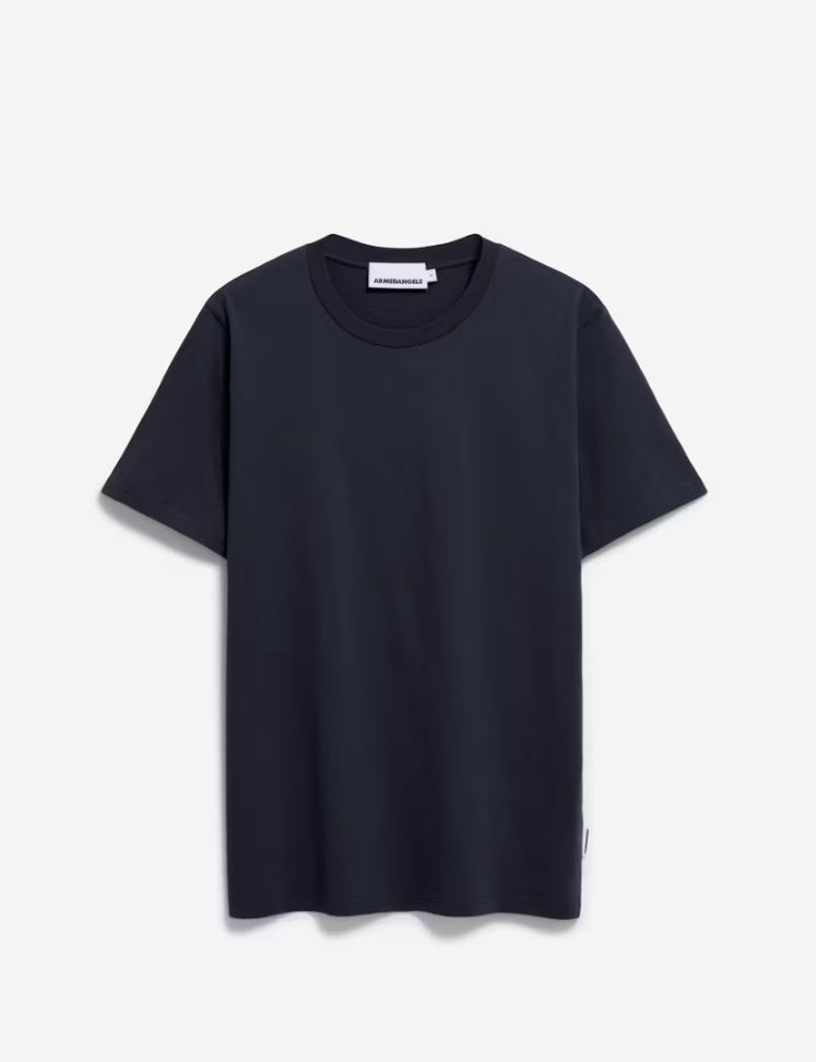 ARMEDANGELS Canada Men's Unisex Cotton T-Shirt in Dark Navy for Comfortable Everyday Wear