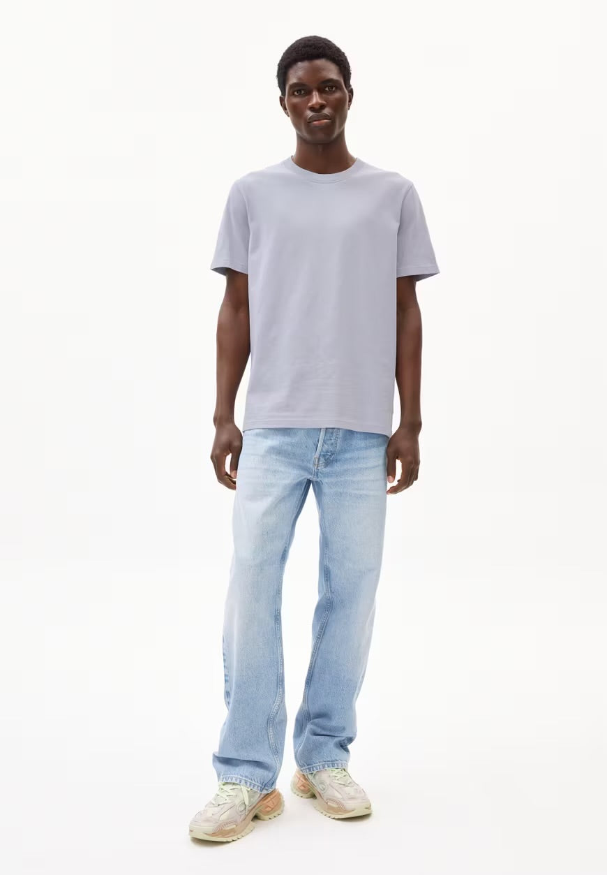 SS25 - ARMEDANGELS - Maarkos T-Shirt in Misty Morning - front 4