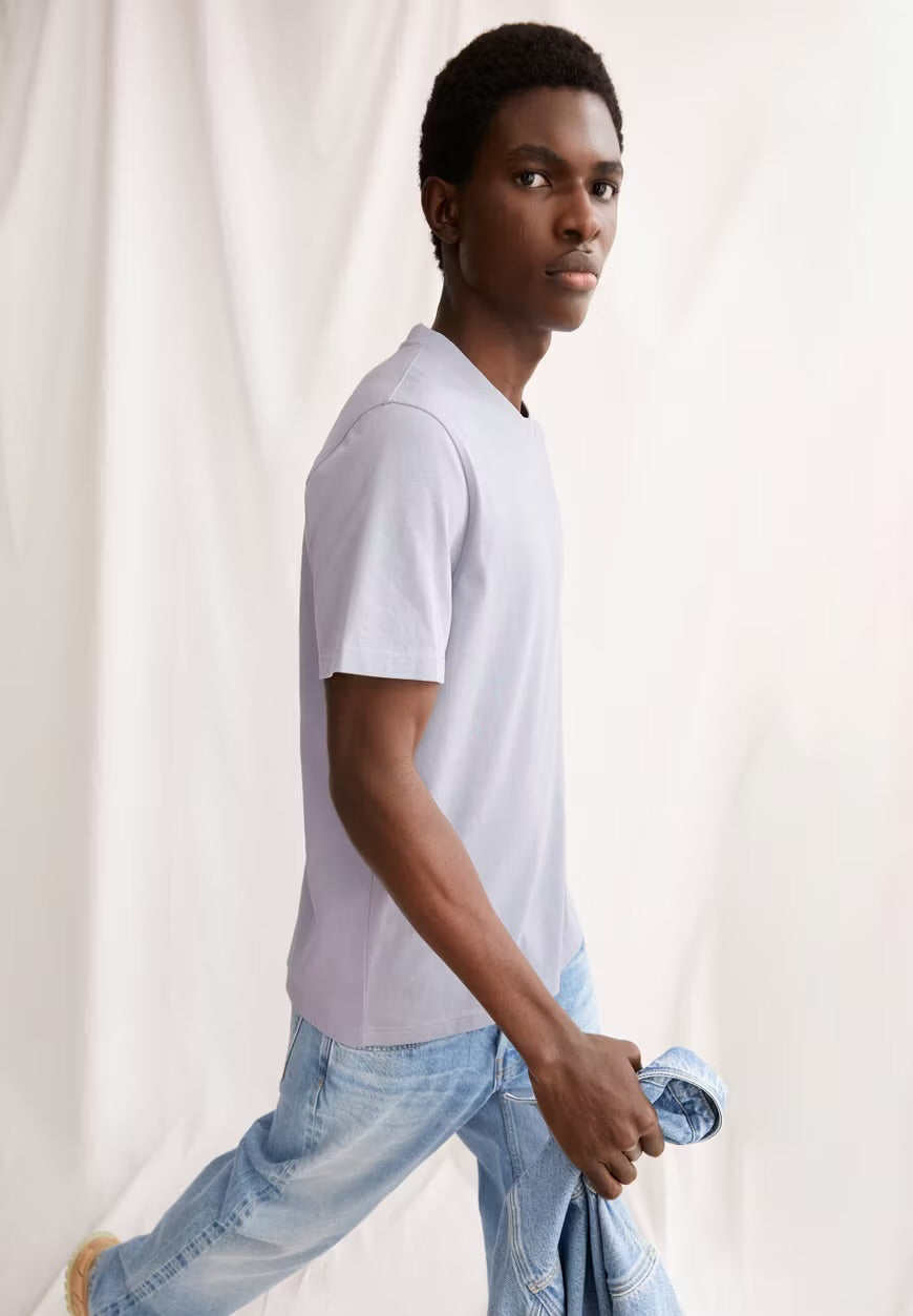 SS25 - ARMEDANGELS - Maarkos T-Shirt in Misty Morning - side 3 