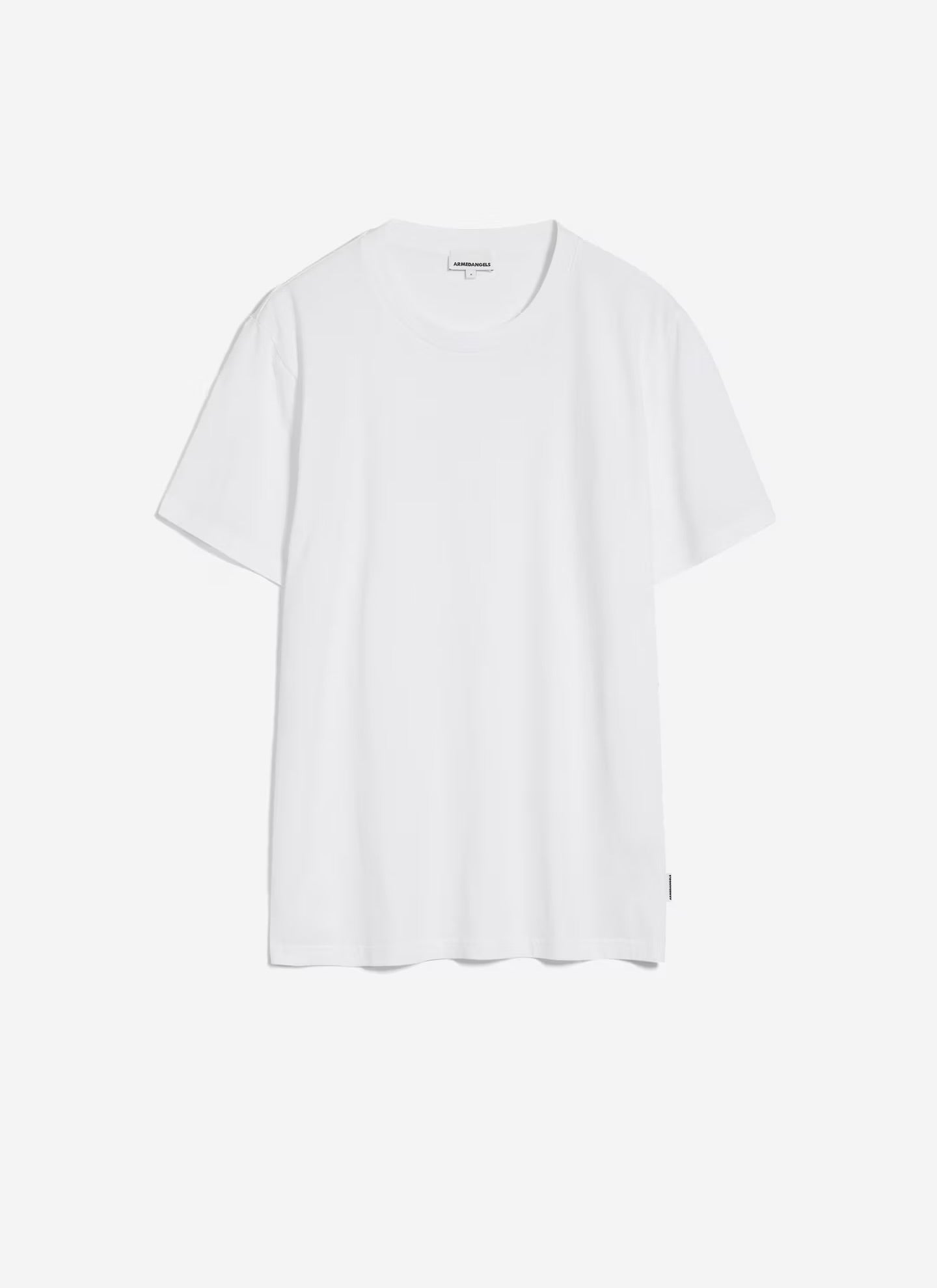 ARMEDANGELS Canada Men's Unisex White Cotton T-Shirt for Comfortable Everyday Wear