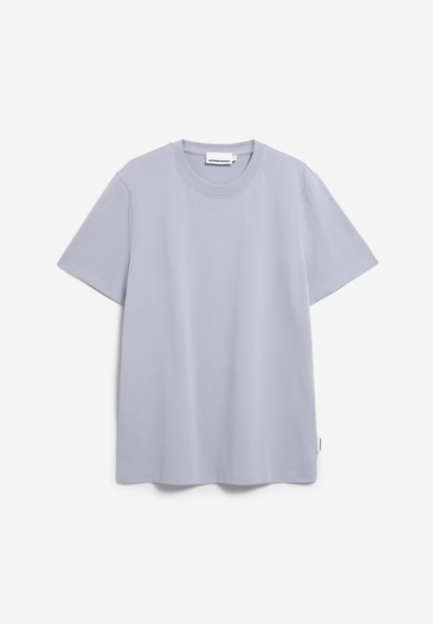 SS25 - ARMEDANGELS - Maarkos T-Shirt in Misty Morning - display front  6