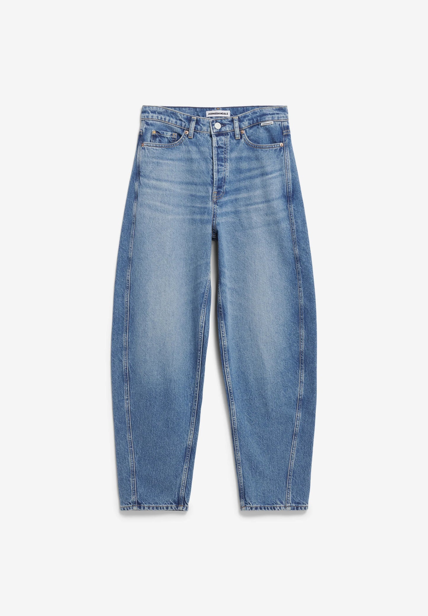 ARMEDANGELS Canada Blue High-Waisted Jeans with Relaxed Fit for Comfortable Everyday Wear in Kelowna